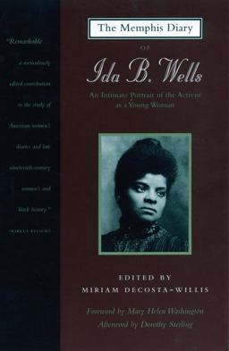 Memphis Diary of Ida B. Wells An Intimate Portrait of the Activist As a Young Woman  9780807070659 Front Cover