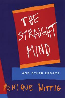 Straight Mind And Other Essays  9780807079171 Front Cover