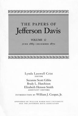 The Papers of Jefferson Davis