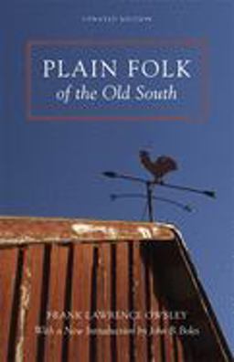 Plain Folk of the Old South  9780807133422 Front Cover