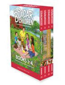 Boxcar Children Mysteries Boxed Set 1-4 The Boxcar Children; Surprise Island; the Yellow House; Mystery Ranch  9780807508541 Front Cover