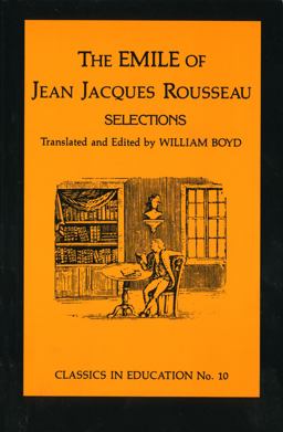 Emile of Jean Jacques Rousseau  9780807711071 Front Cover