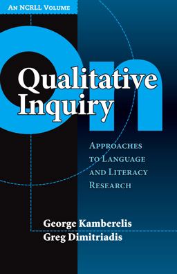 On Qualitative Inquiry  9780807745441 Front Cover