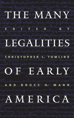 Many Legalities of Early America  9780807849644 Front Cover