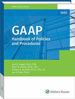 GAAP Handbook of Policies and Procedures (2020)  9780808047964 Front Cover