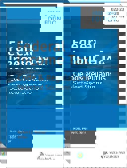     FED.INCOME TAX:CODE+REG.,2022-2023  9780808057345 Front Cover