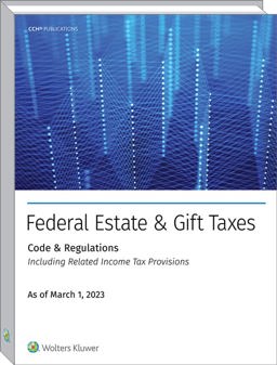     FED.ESTATE+GIFT TAXES:CODE+REG MARC  9780808059264 Front Cover