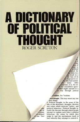 A Dictionary of Political Thought