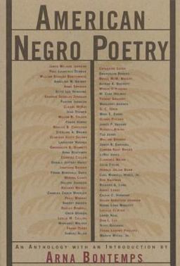 American Negro Poetry An Anthology  9780809015641 Front Cover