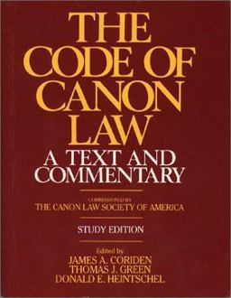 Code of Canon Law A Text and Commentary, Study Edition  9780809128372 Front Cover