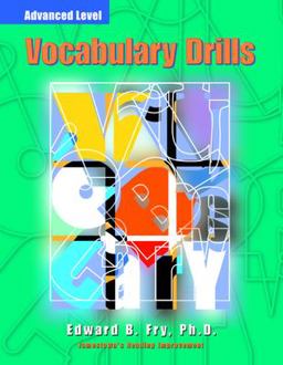 Vocabulary Drills: Advanced  9780809203543 Front Cover