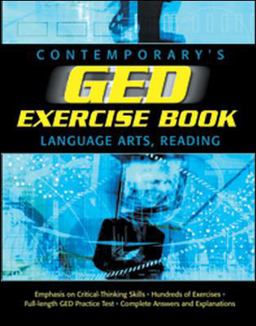 GED Exercise Book: Language Arts, Reading