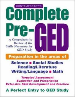 Contemporary's Complete Pre-GED  9780809228874 Front Cover