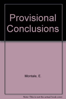 Provisional Conclusions