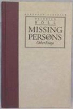 Missing Persons and Other Essays