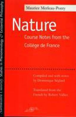 Nature Course Notes from the College de France  9780810114463 Front Cover