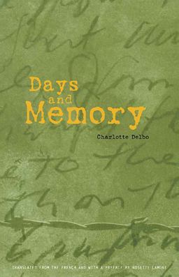 Days and Memory  9780810160903 Front Cover
