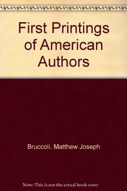 First Printings of American Authors
