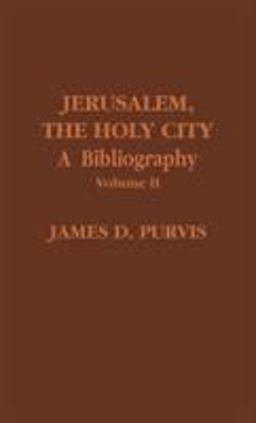 Jerusalem, the Holy City