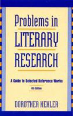Problems in Literary Research
