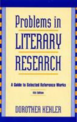 Problems in Literary Research