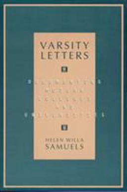 Varsity Letters Documenting Modern Colleges and Universities  9780810834989 Front Cover