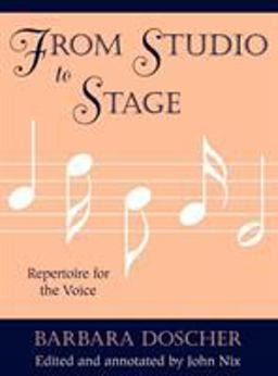 From Studio to Stage Repertoire for the Voice  9780810842397 Front Cover