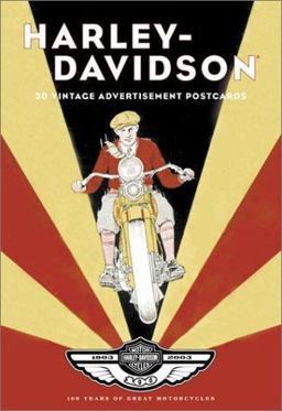 Harley Davidson Vintage Advertisement Postcards