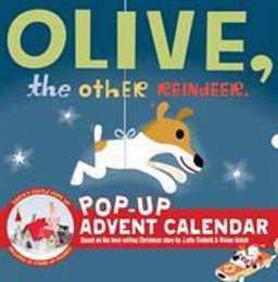 Olive, the Other Reindeer Pop-Up Advent Calendar  9780811859202 Front Cover