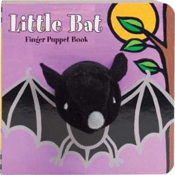 Little Bat: Finger Puppet Book (Finger Puppet Book for Toddlers and Babies, Baby Books for Halloween, Animal Finger Puppets)  9780811875141 Front Cover