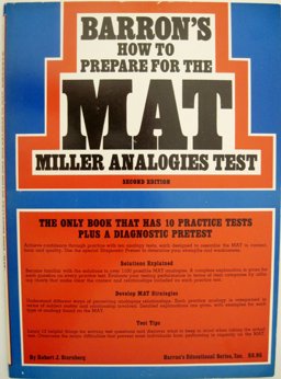 Barron's How to Prepare for the Miller Analogies Test (MAT)