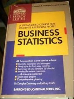 Business Statistics 2nd 1992 9780812013849 Front Cover