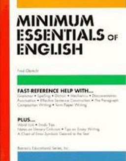 Minimum Essentials in English