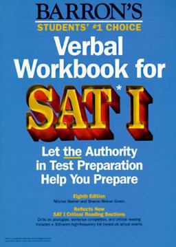 Verbal Workbook for SAT I 8th 1994 9780812018509 Front Cover