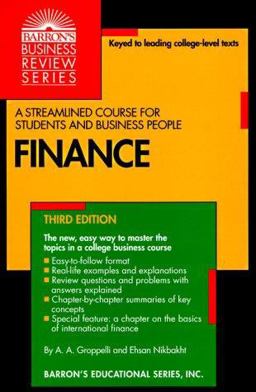 Finance 3rd 9780812019162 Front Cover