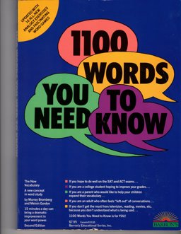 Eleven Hundred Words You Need To Know
