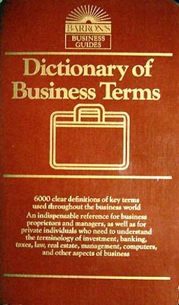 Dictionary of Business Terms  9780812037753 Front Cover
