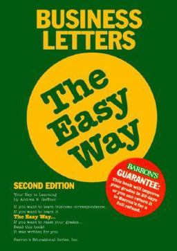 Business Letters the Easy Way 2nd 1991 9780812046267 Front Cover