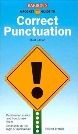 Pocket Guide to Correct Punctuation 3rd 9780812098143 Front Cover