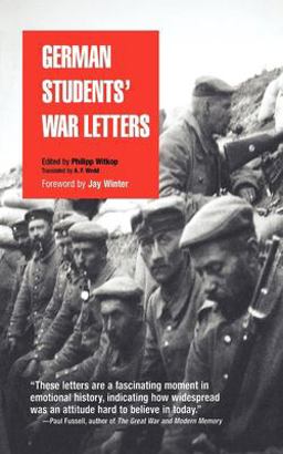 German Students' War Letters  9780812218169 Front Cover
