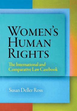Women's Human Rights The International and Comparative Law Casebook  9780812220919 Front Cover
