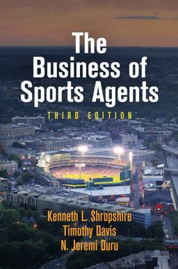 Business of Sports Agents 3rd 9780812248159 Front Cover