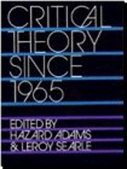 Critical Theory since 1965  9780813008448 Front Cover
