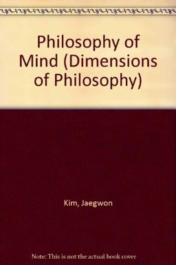 Philosophy of Mind Philosophy of Mind