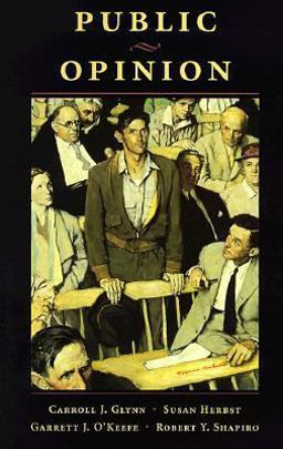 Public Opinion Politics, Communication and Social Process  9780813329178 Front Cover