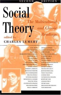 Social Theory The Multicultural and Classic Readings 2nd 9780813334721 Front Cover