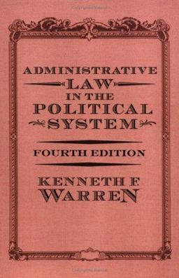 Administrative Law in the Political System 4th 9780813341163 Front Cover