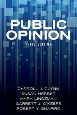 Public Opinion 3rd 9780813349404 Front Cover