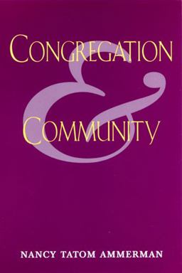 Congregation and Community  9780813523354 Front Cover