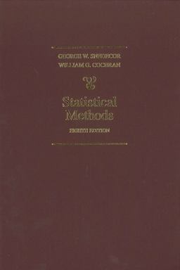 Statistical Methods 8th 9780813815619 Front Cover